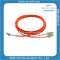 Câble fibre optique duplex Sc / LC Multimode